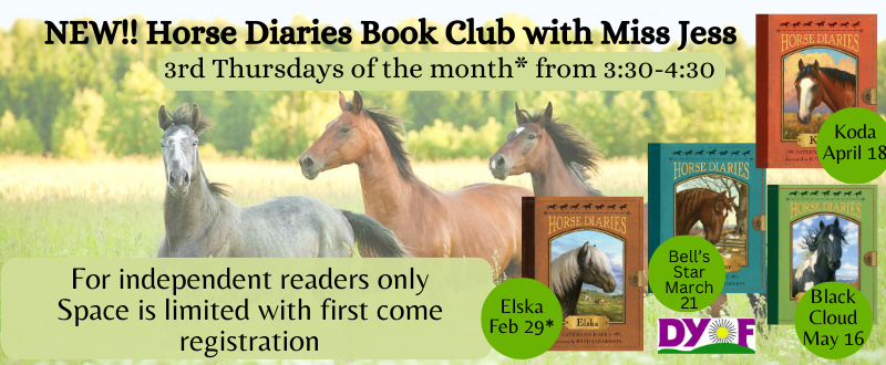 NEW! Horse Diaries Book Club