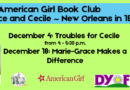 American Girl History Book Club- Marie-Grace and Cecile in 1853