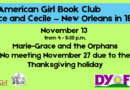 American Girl History Book Club- Marie-Grace and Cecile in 1853