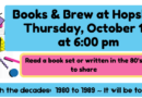 Books & Brew – Thursday, October 17 at 6pm