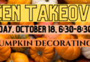 Teen Takeover: Pumpkin Decorating – Friday, October 18 at 6:30pm