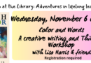 Lunch & Learn: November 6- Color and Words-A Creative Thinking and Writing Event