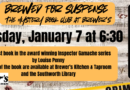 Brewed for Suspense- Still Life by Louise Penny- January 7 at 6:30 at Brewer’s Kitchen & Tap Room