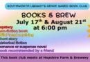 Books & Brew – Thursday, July 17th & Thursday, August 21st at 6 pm