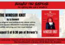 Brewed for Suspense- Tuesday August 5 at 6:30 pm – The Windsor Knot by SJ Bennett