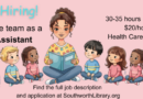 Now hiring a Library Assistant