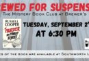 Brewed for Suspense- Tuesday, September 2nd at 6:30 pm – Murder on Friday Street by Russell Cooper