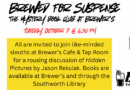 Brewed for Suspense: Tuesday, October 7th @ 6:30pm