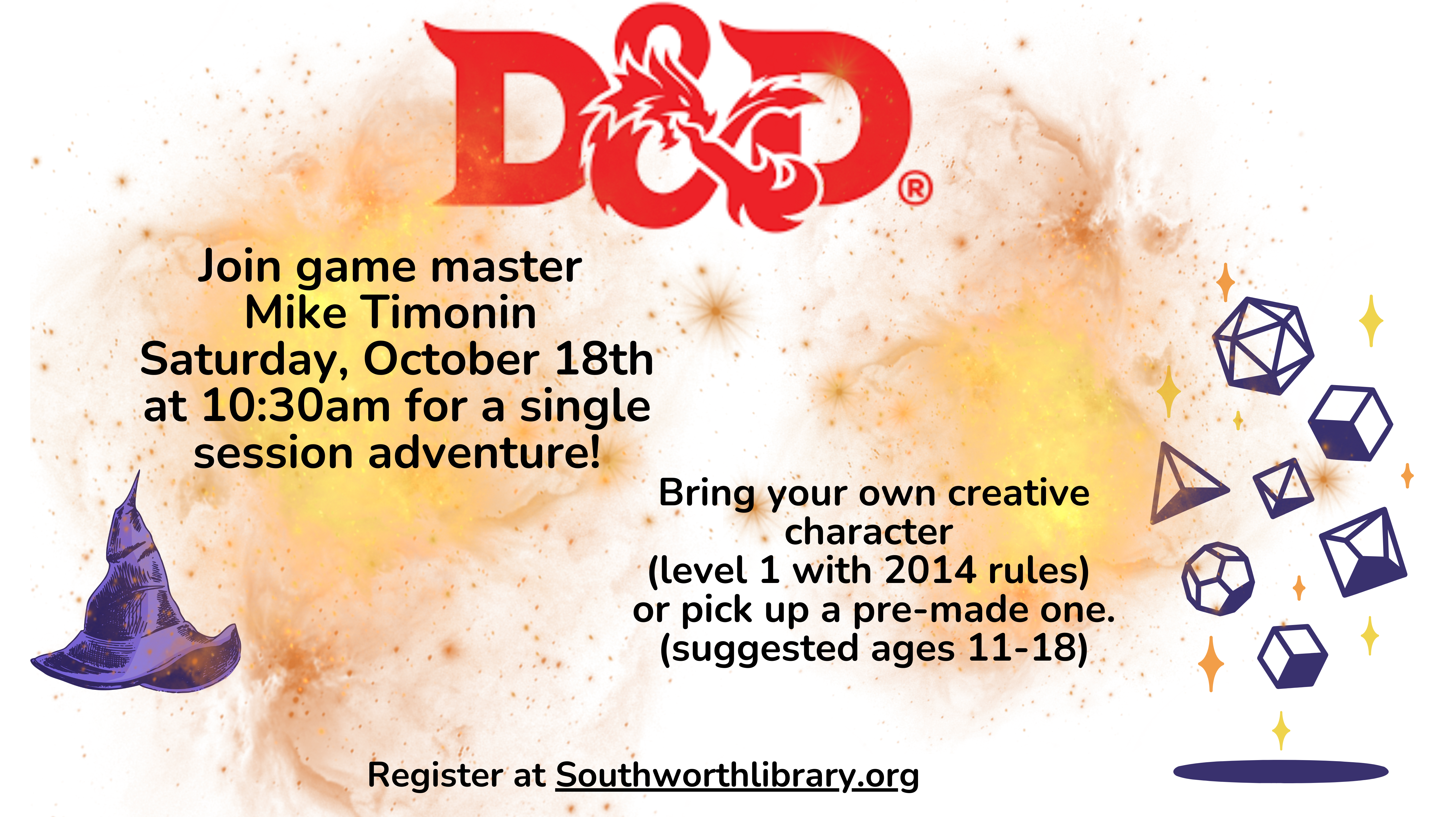 Dungeons and Dragons single session for teens