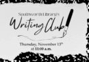 Writing Club – Thursday, November 13th at 11 a.m.