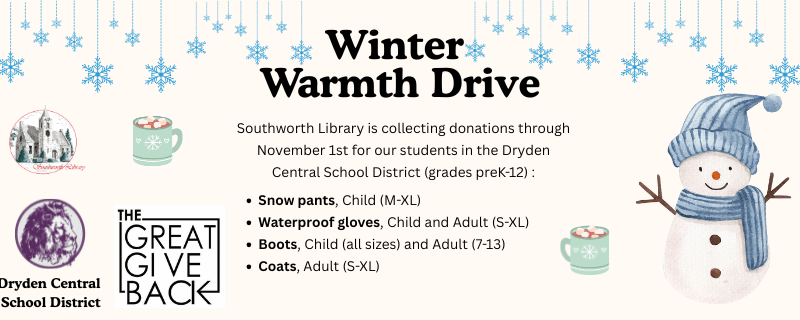 Winter Warmth Drive – through November 1