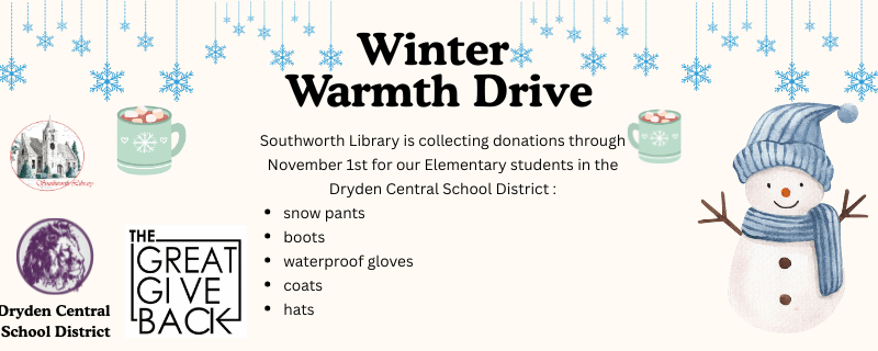 Winter Warmth Drive – through November 1