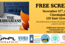 Screening of “The Librarians” – Wednesday, November 12th at 6:30pm
