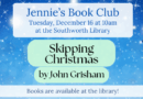 Jennie’s Book Club – Tuesday, December 16th at 10am