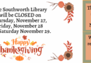 Closed November 27-29th
