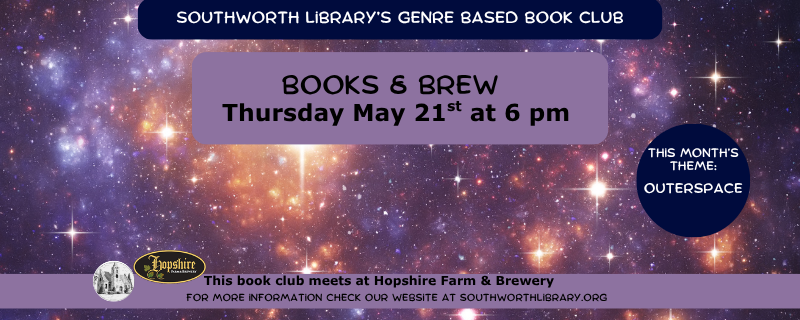 Books & Brew – Thursday, May 21st at 6pm at Hopshire