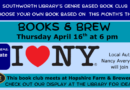 Books & Brew – Thursday, April 16th at 6pm at Hopshire