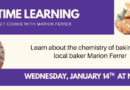Lunchtime Learning: Creating the perfect cookie with Marion Ferrer: Wednesday, January 14th at noon