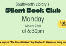 Silent Book Club – Monday, March 23rd at 6:30pm
