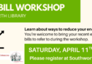 Utility Bill Workshop – Saturday, April 11th at 12:30