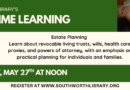 Lunchtime Learning: Estate Planning – Wednesday, May 27th at noon