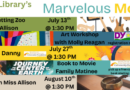 Marvelous Mondays – July and August at 1:30pm