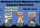 National Park Mystery Series Book Club – Thursdays at 1:30pm in July and August
