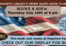 Books & Brew – Thursday, July 16th at 6pm at Hopshire Farm & Brewery