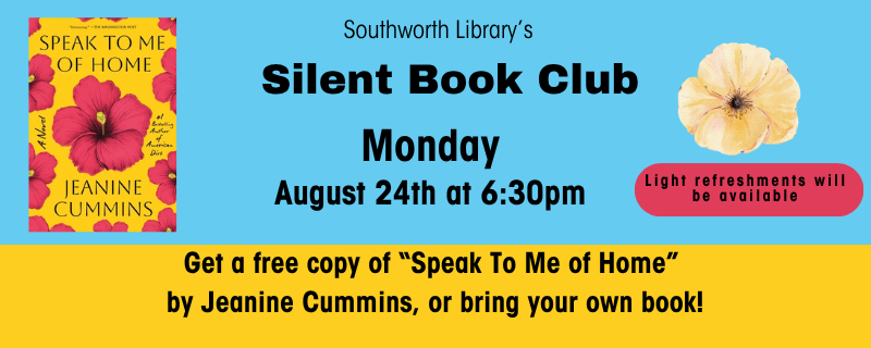 Silent Book Club – Monday, August 24th at 6:30pm