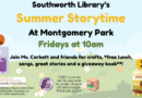 Summer Storytimes – Fridays at 10am in Montgomery Park
