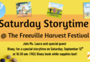 Bluey Storytime on Saturday, September 12th at 10:30am at Freeville Harvest Festival