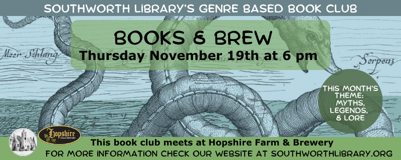 Books & Brew – Thursday, November 19th at 6pm