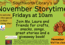 Preschool Storytime – Fridays at 10am
